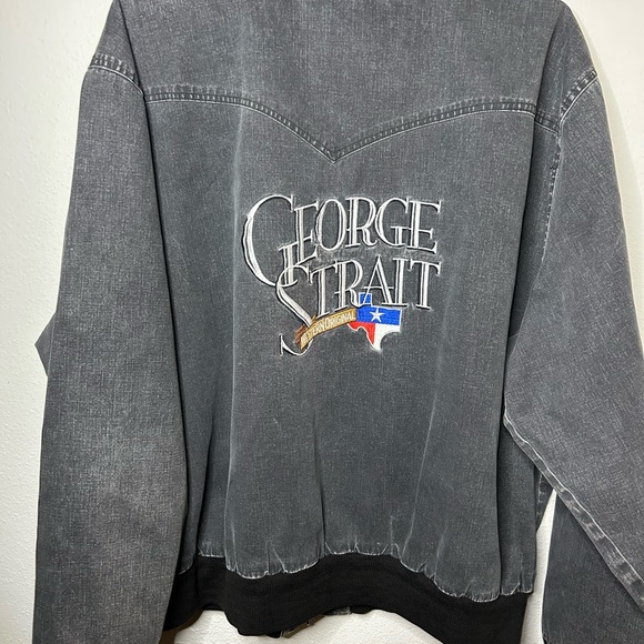Vintage Wrangler BrushPopper George Straight Tour Country Music Jacket XL - Picture 10 of 12